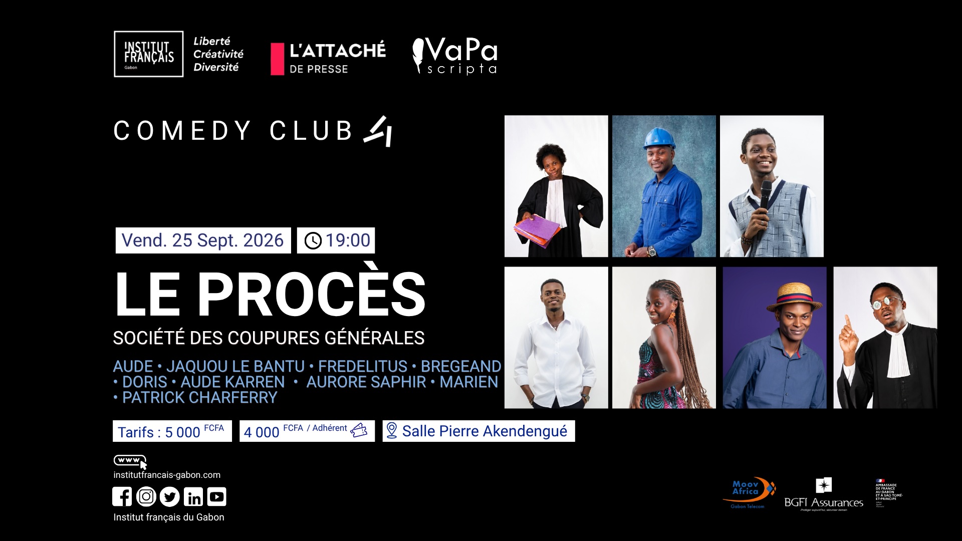 Comedy club : Le procès