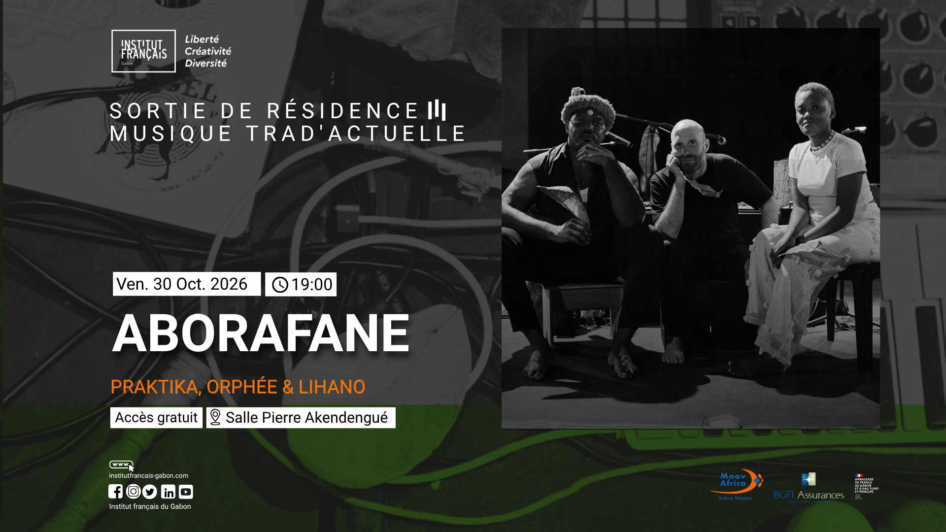 Sortie de résidence Musique trad’actuelle : Aborafane