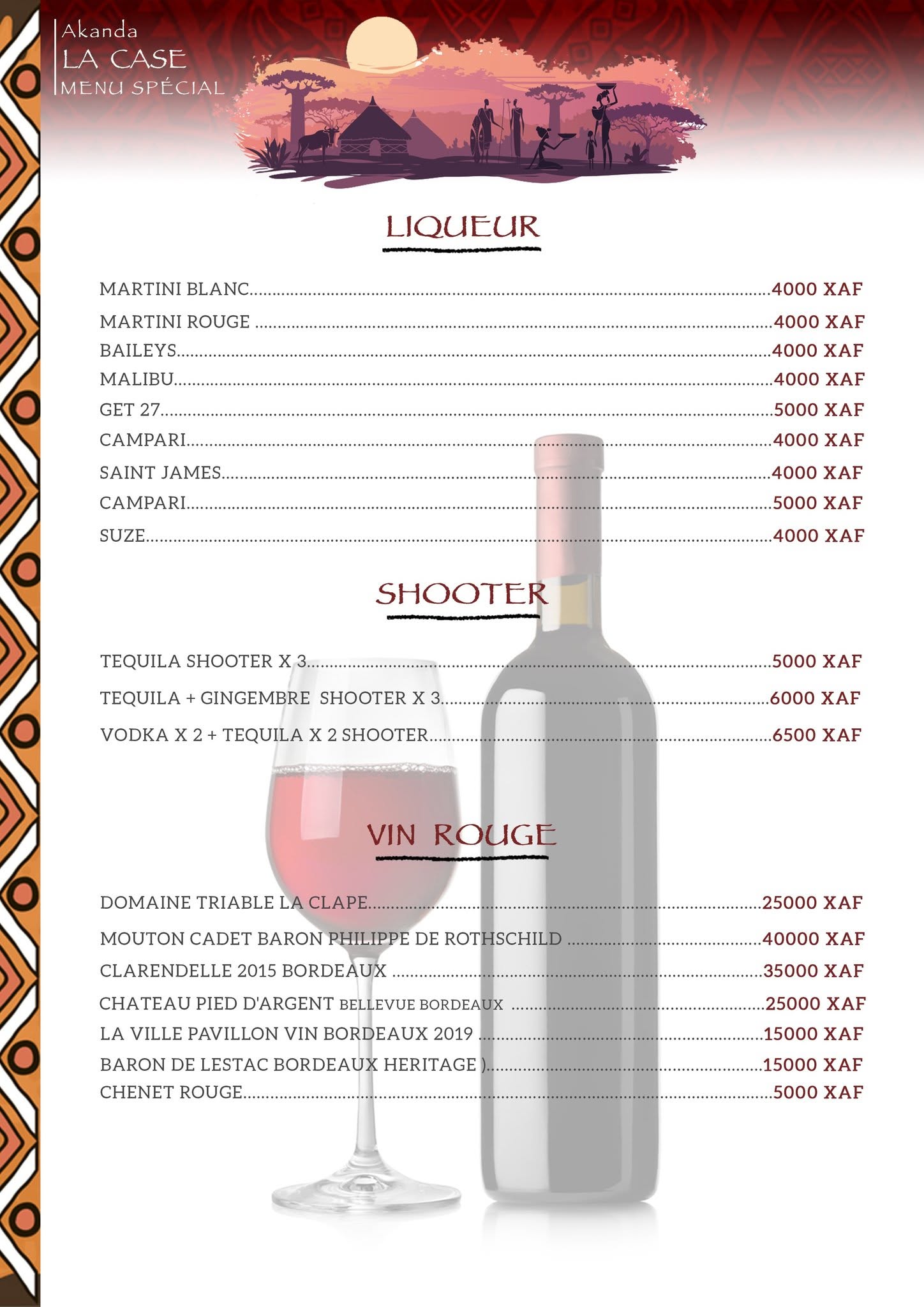 Menu — page 8