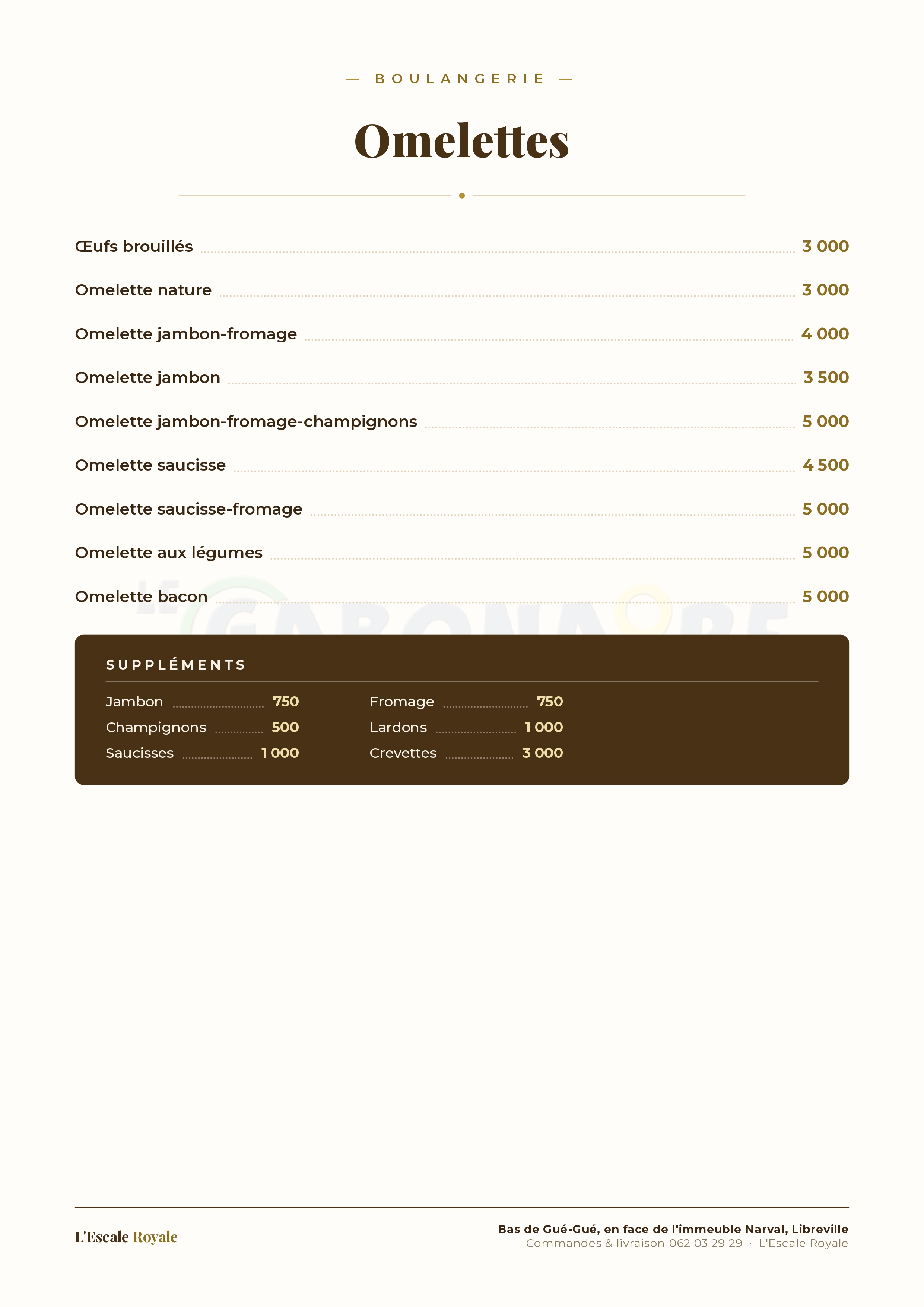 MENU — page 11